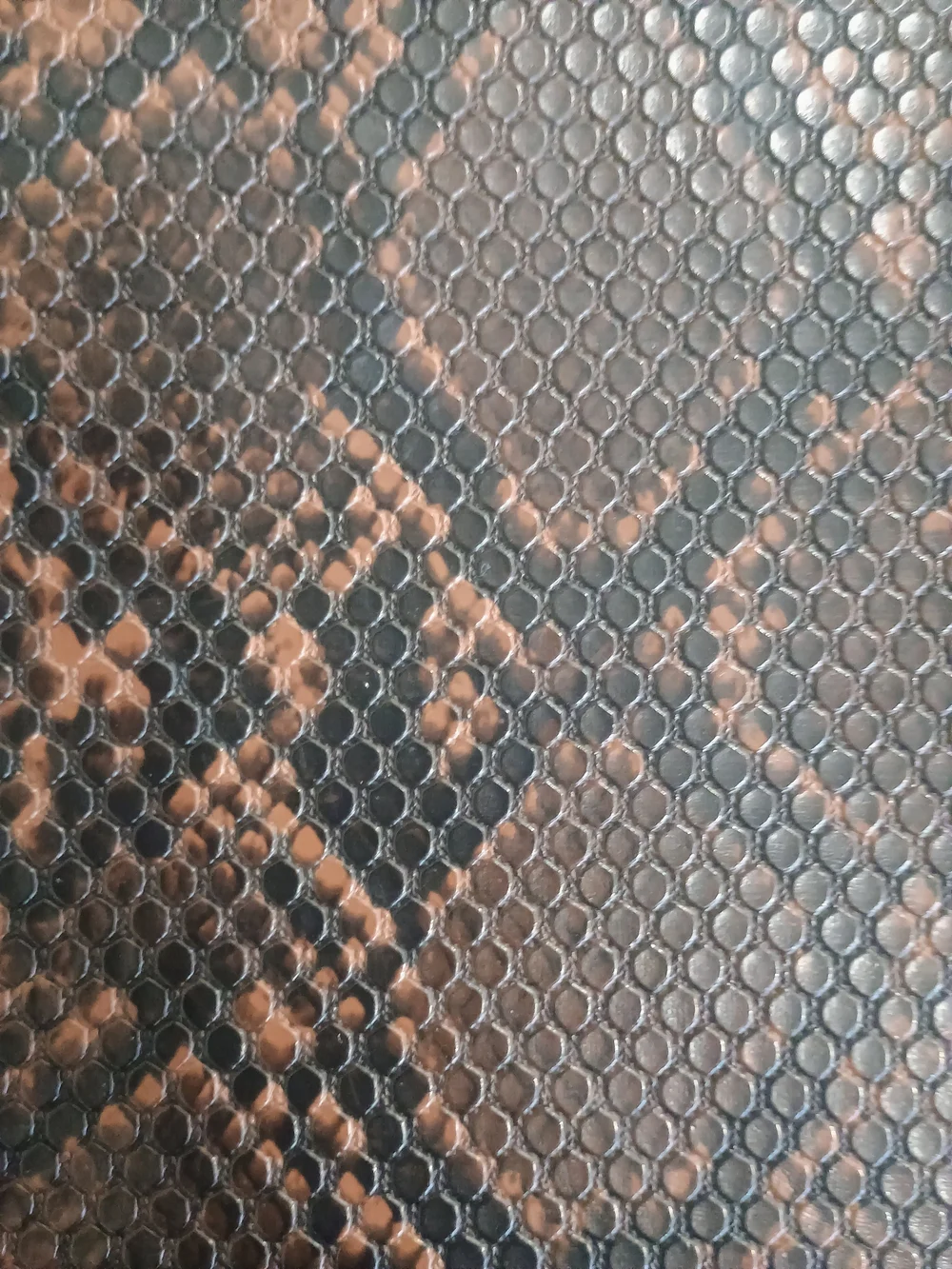 Anne Klein Brown and Black Snake-Print Laptop Bag